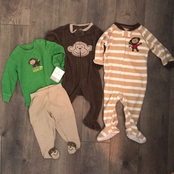 Carter's Other - 9 & 12 Month Monkey Lot